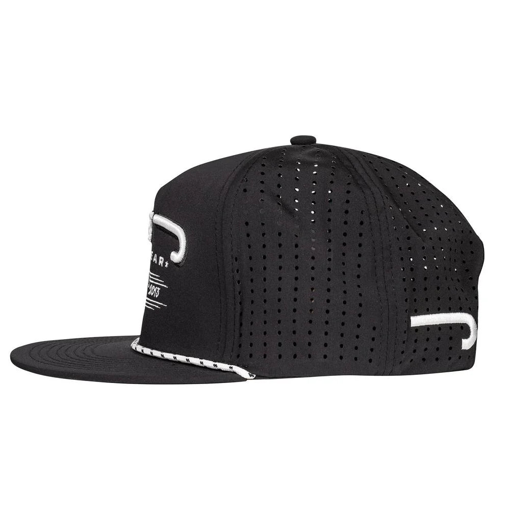 LAZY J RANCH BLACK HEREFORD BULL WESTERN PERFORMANCE ROPE TRUCKER HAT
BLKPERJ