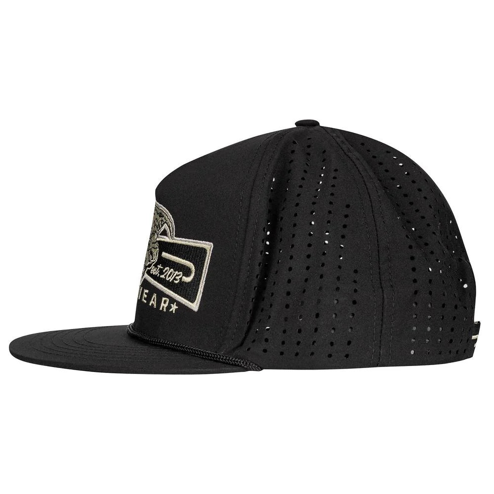 LAZY J RANCH BLACK DIAMOND BANNER PERFORMANCE ROPE TRUCKER HAT
BLKPERBANNER