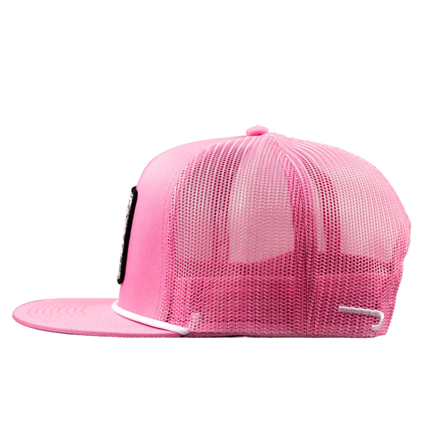 LAZY J RANCH PINK COWPOKE CLASSIC ROPE TRUCKER HAT
PINKWHT4-CP-BW