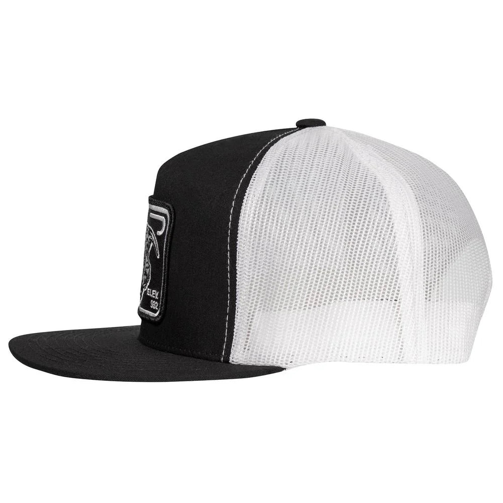 LAZY J RANCH BLACK & WHITE BLACK ELEVATION CLASSIC FIVE PANEL TRUCKER HAT
BLKWHT4ELEV
