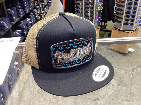 Red Dirt Gambler-Black/Khaki Cap