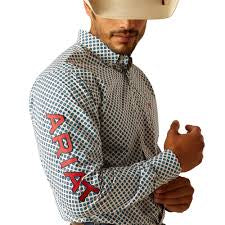 ARIAT Team Lochlan FTD White LS SHRT