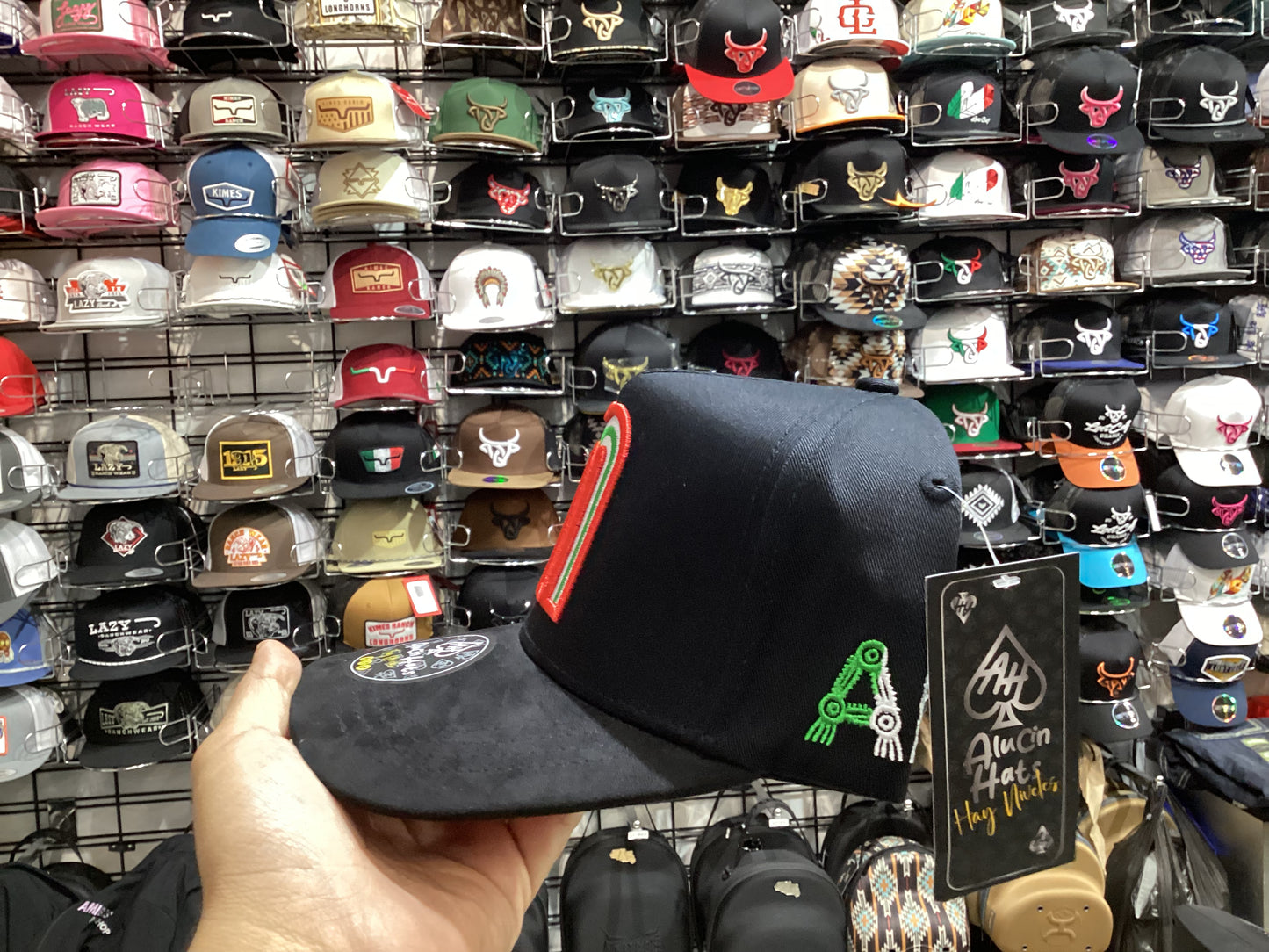 Alucin Hats Mexico Black Quetzalcoatl