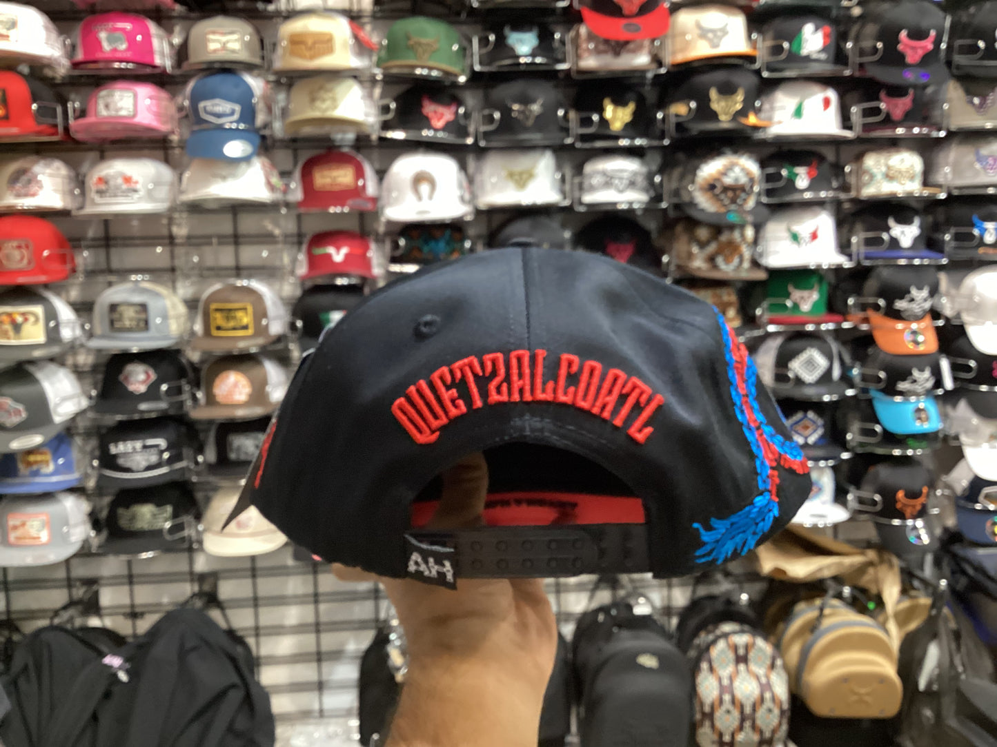 Alucin Hats Mexico Black Quetzalcoatl