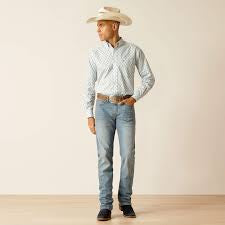 Ariat Kendrick FTD White LS SHRT