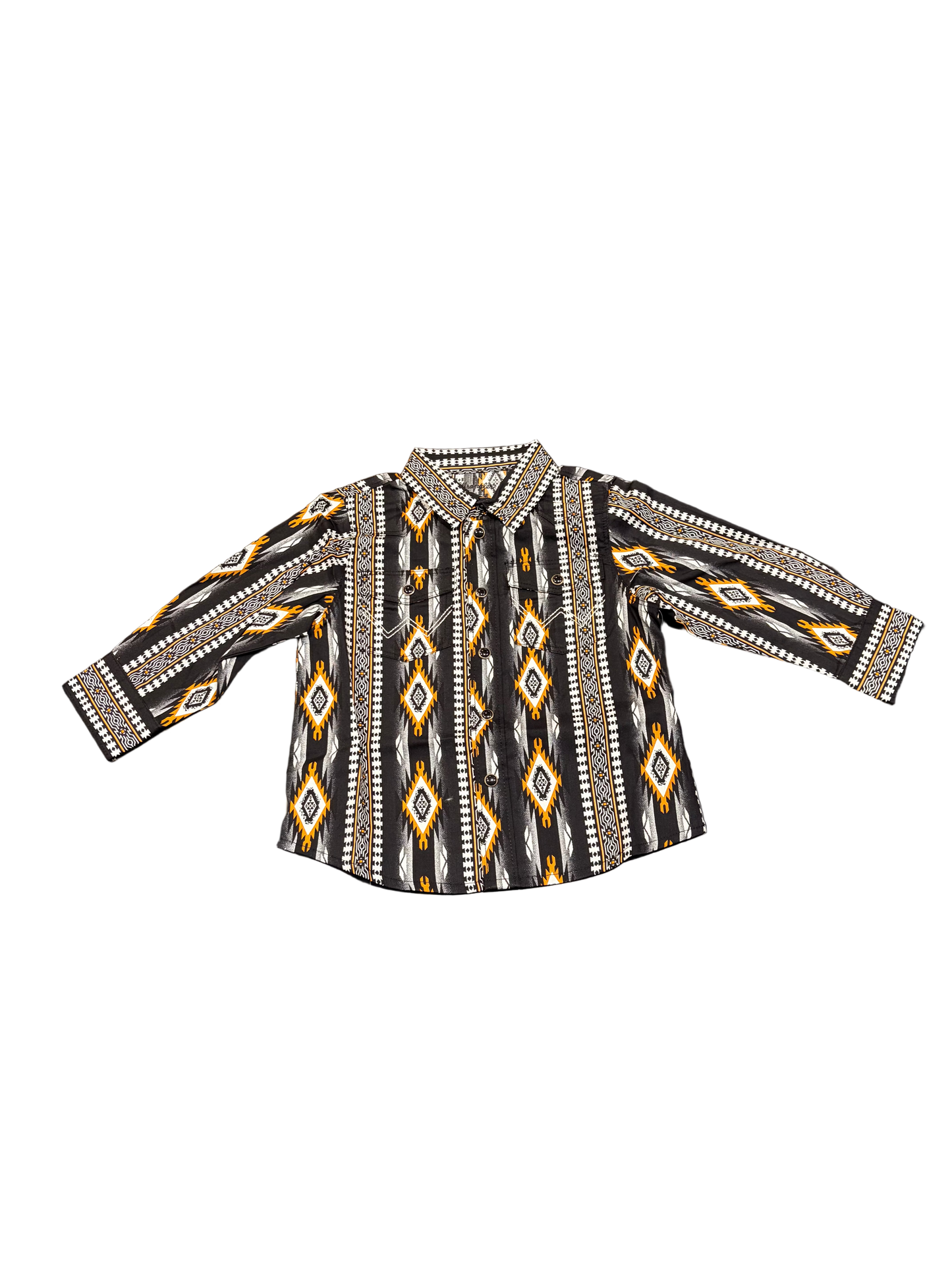 Little Boy's Checotah Long Sleeve Western Snap Shirt