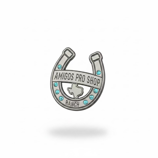 Amigos Pro Shop Horseshoe Pin
