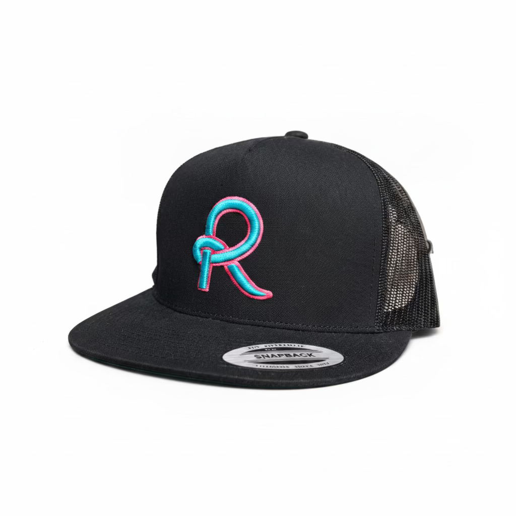 Black Rancho Miami Flat Cap