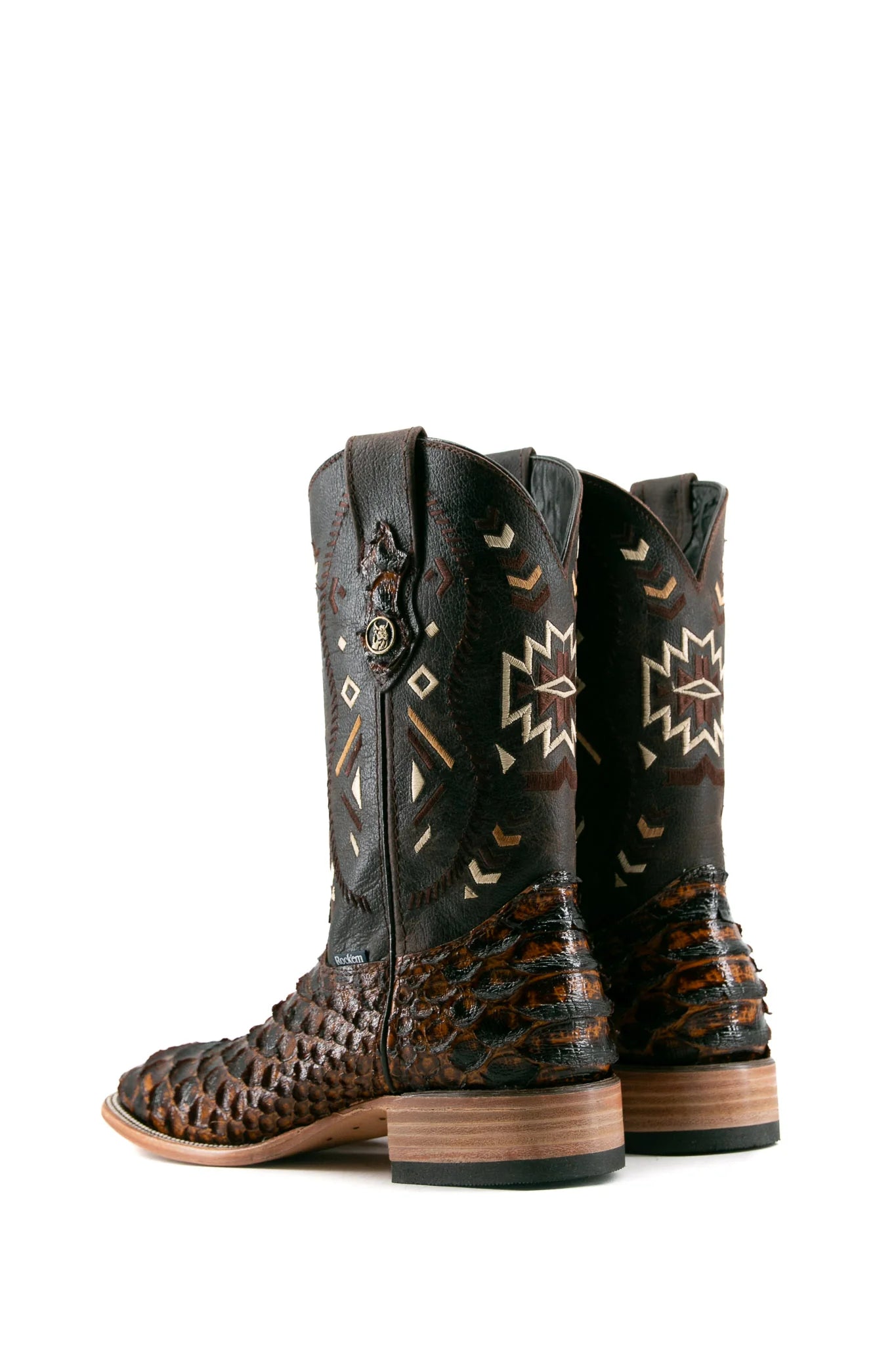 Rock'em Clone Python Square Toe Cowboy Boot