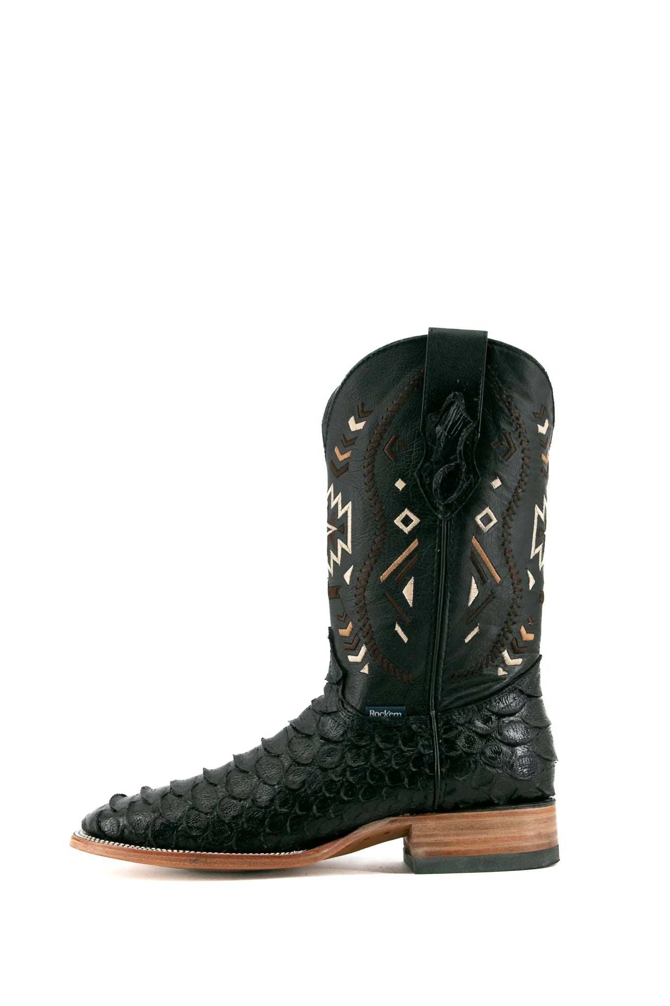 Rock'em Clone Python Square Toe Cowboy Boot