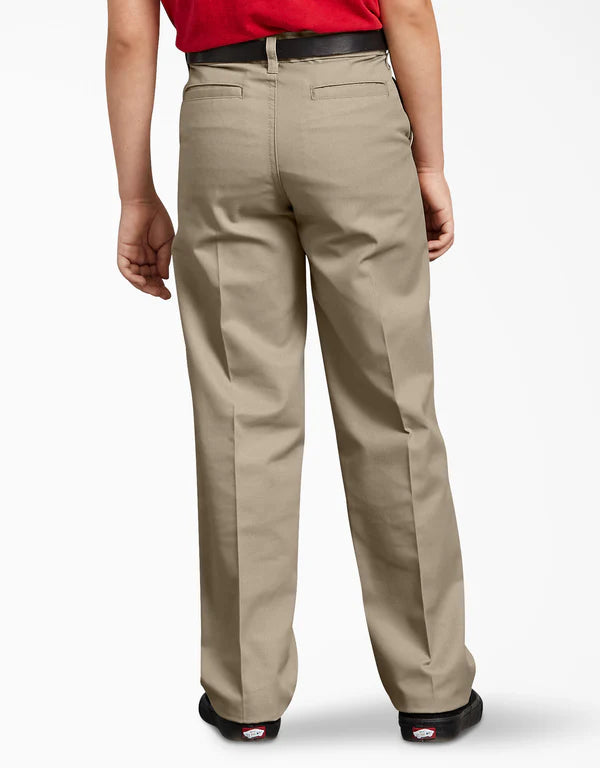 Dickies Boy's Flat Front Classic Fit Slim Pant*