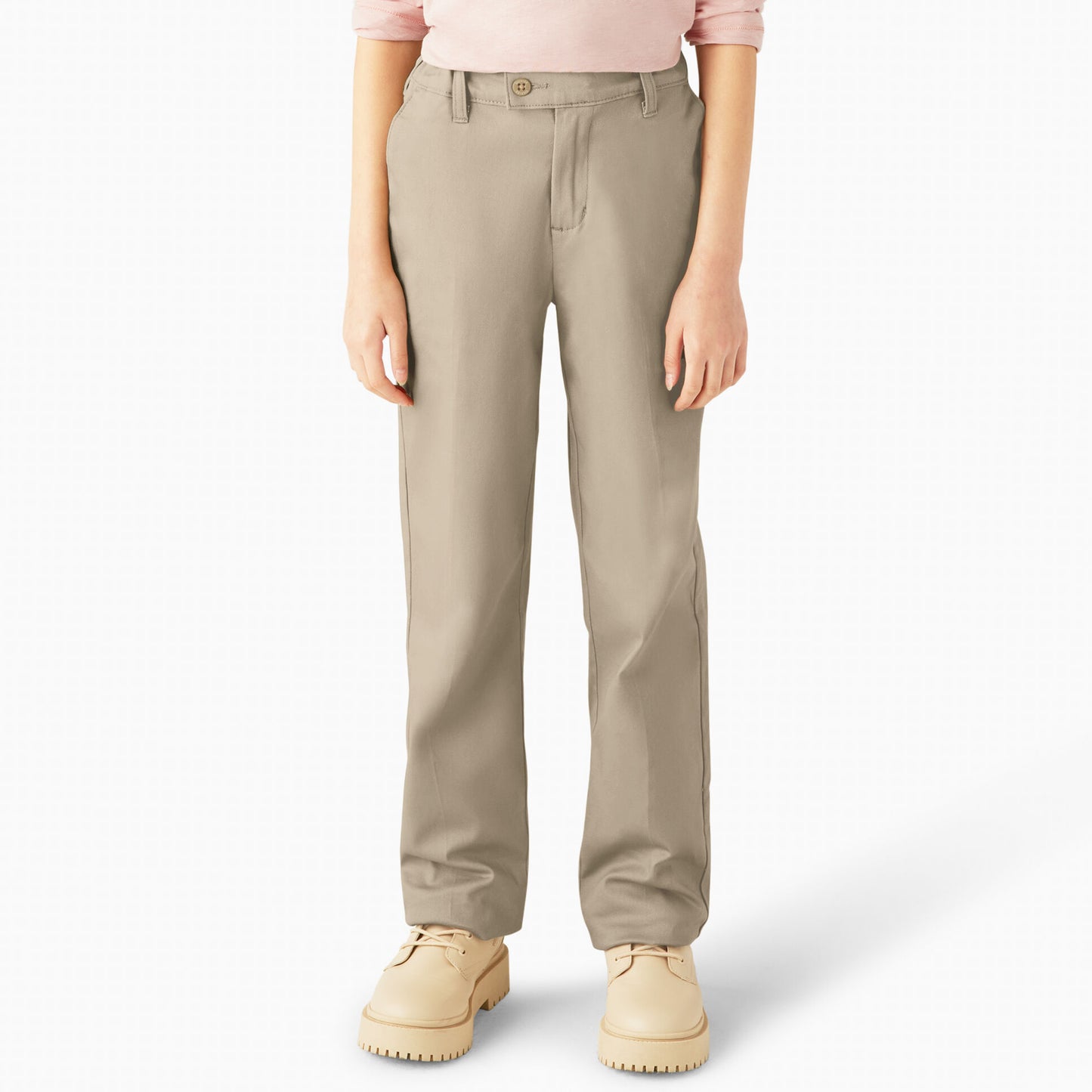Dickies Girls Stretch Twill Slim Fit Straight Leg