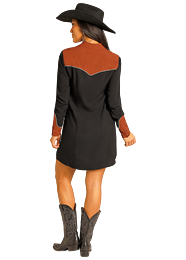 Panhandle Women's Retro LS Dress