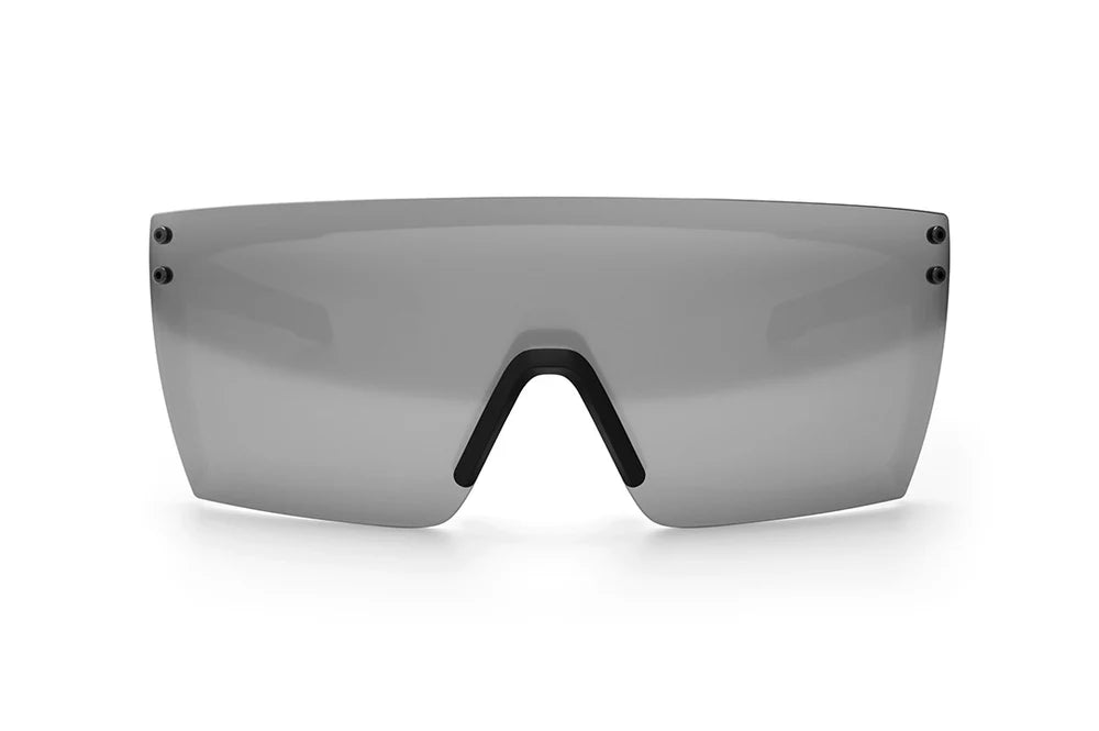 HeatWave Performance Lazer Face Sunglasses: Silver Z87+