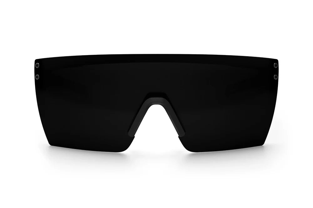 Performance XL Lazer Face Sunglasses: Polarized Ultra Black Z87+