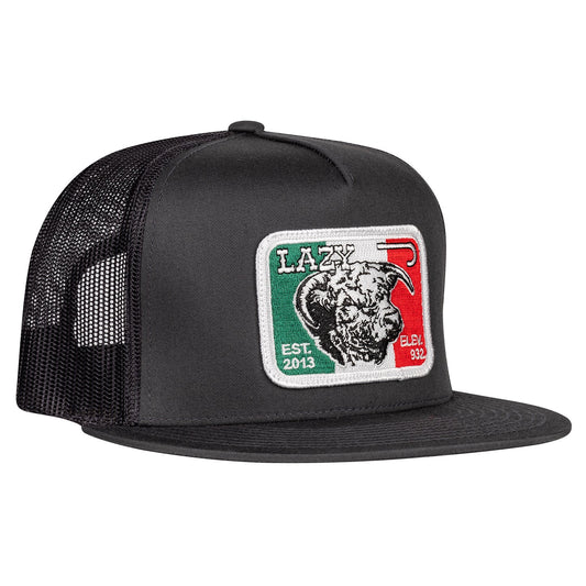 Lazy J Ranch Grey Mexico Flat Cap