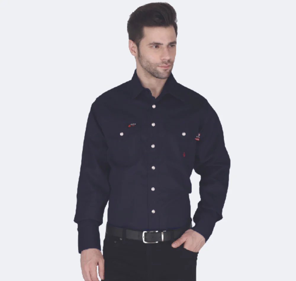 Forge Fr Men's Solid Long Sleeve Shirt