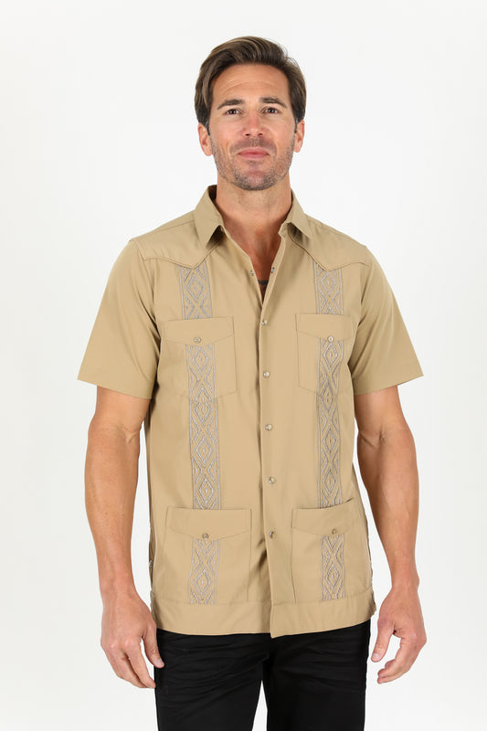 Men's Modern Guayabera Shirt