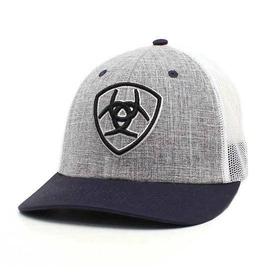 Ariat Emb Logo GRY/NAV/WHT Cap
