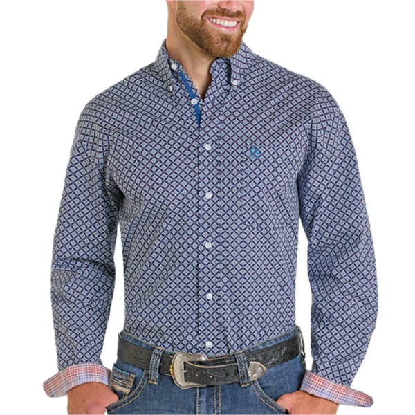 Panhandle Slim Diamond BD LS - Navy