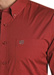 Panhandle Mens Long Sleeve Solid Stretch