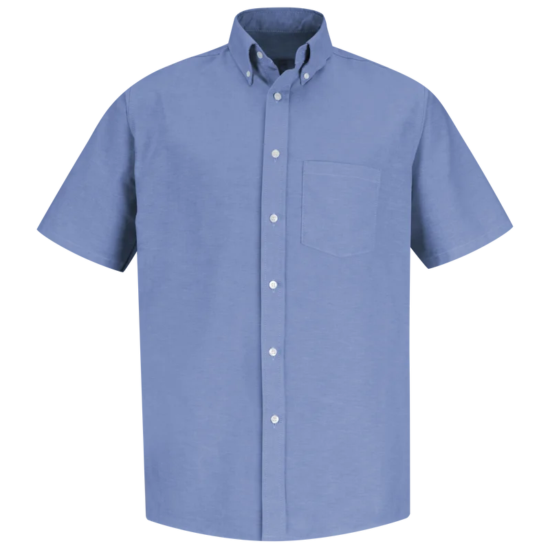 Men's Executive Solid Button-Down Shirt - Short Sleeve - SR60
