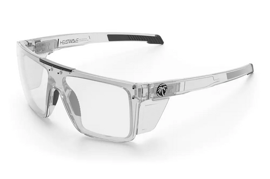 Heatwave Performance Quatro Sunglasses: VAPOR CLEAR Frame Photochromic Lens Z87+
