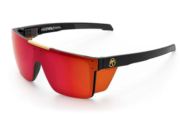HeatWave Quatro Performance Sunglasses: Polarized Firestorm Z87+