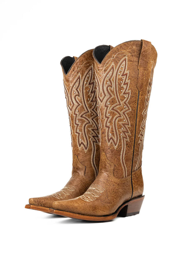 Rock’em Alexa Midi Wide Calf Snip Toe Cowgirl Boot