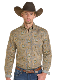 Rock&Roll Rough Stock LS Button Shirt