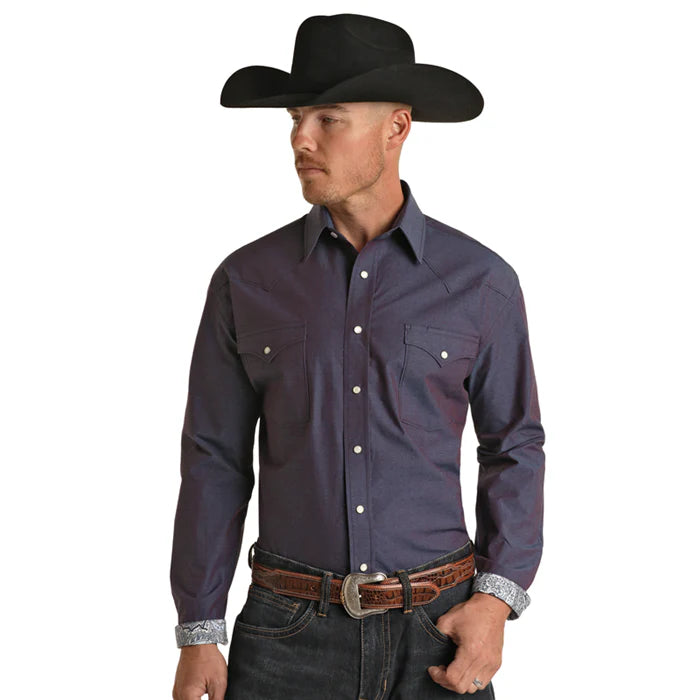 Rock&Roll LS Royal Snap Shirt