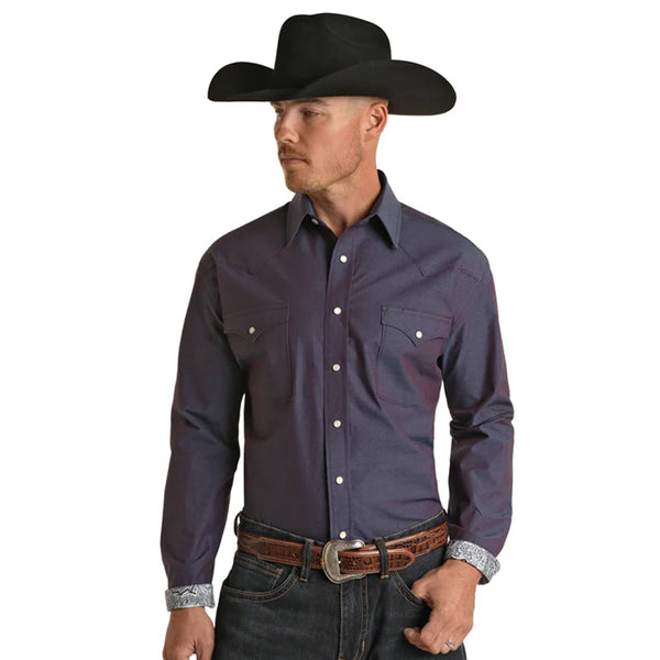 Rock&Roll LS Royal Snap Shirt