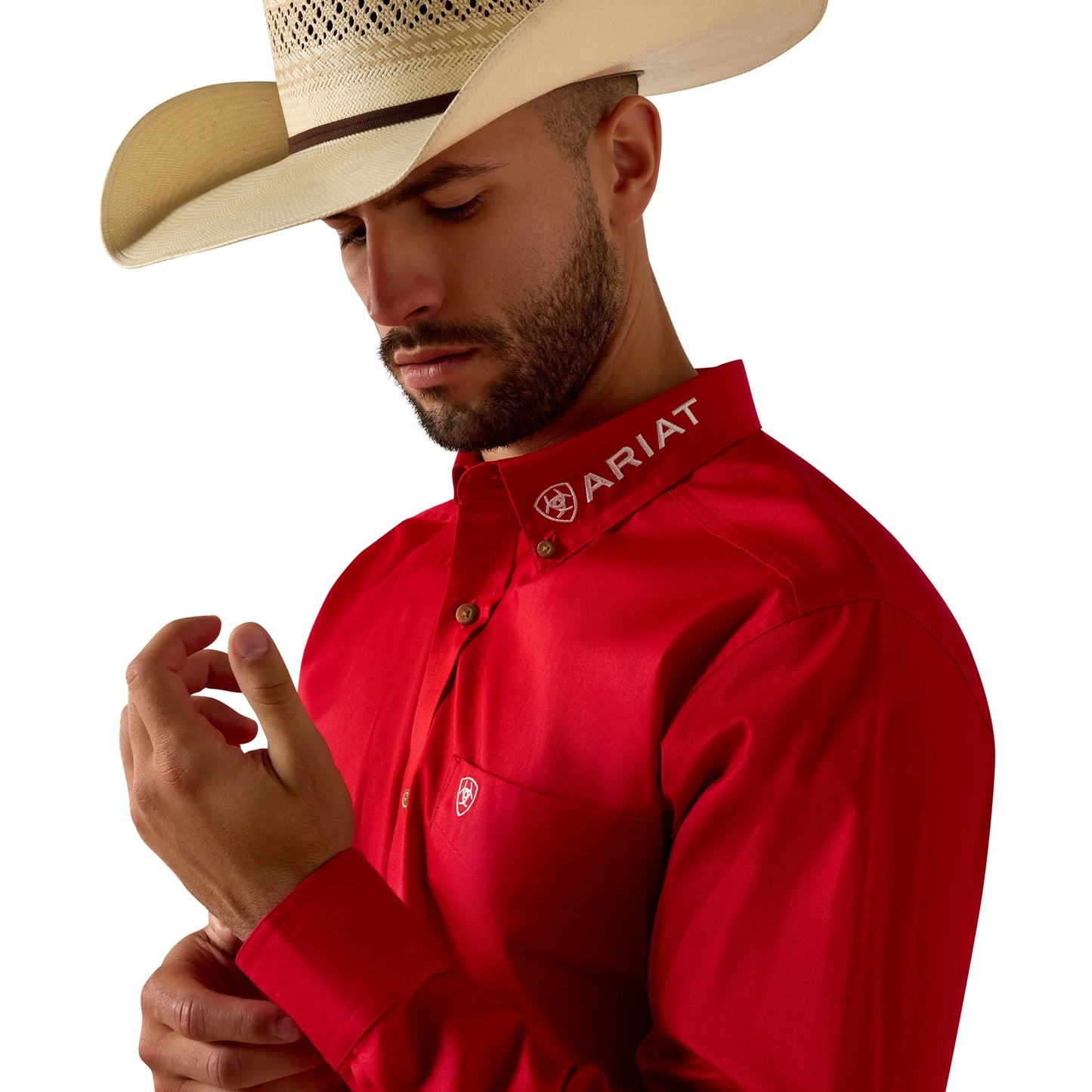 Ariat Men's Team Logo Twill Fitted Shirt