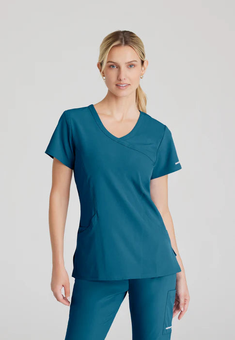 Reliance 3-Pocket Crossover V-Neck Scrub Top Skechers™ by Barco