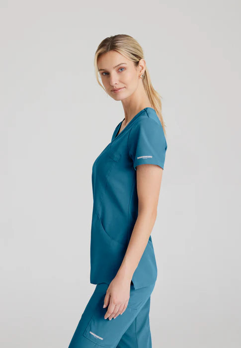 Reliance 3-Pocket Crossover V-Neck Scrub Top Skechers™ by Barco