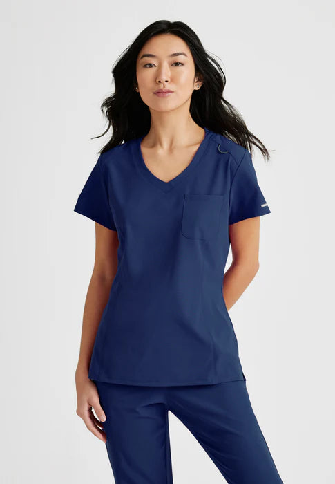 Dignity 1-Pocket Tuck-In Scrub Top