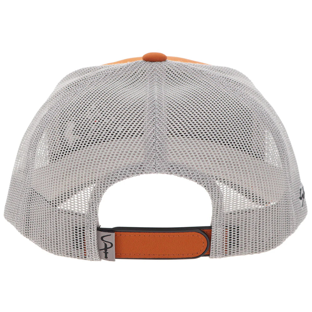 "Sniper Pig" Hat Orange/Grey w/Black/ Red Logo