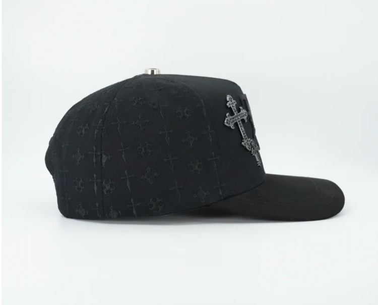 Bigg Boss LA Cruces Negra Bling Cap