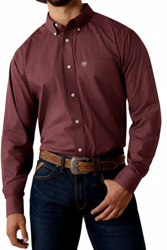 Men's Ariat Wrinkle Free Wrenly Classic Fit Shirt