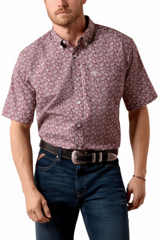 Ariat Men's Wrinkle Free Wadell Classic Fit Shirt