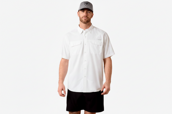 Ariat Men's VentTEK Outbound White Shirt