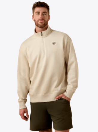Men's Ariat Holiday 1/4 Zip Sweatshirt