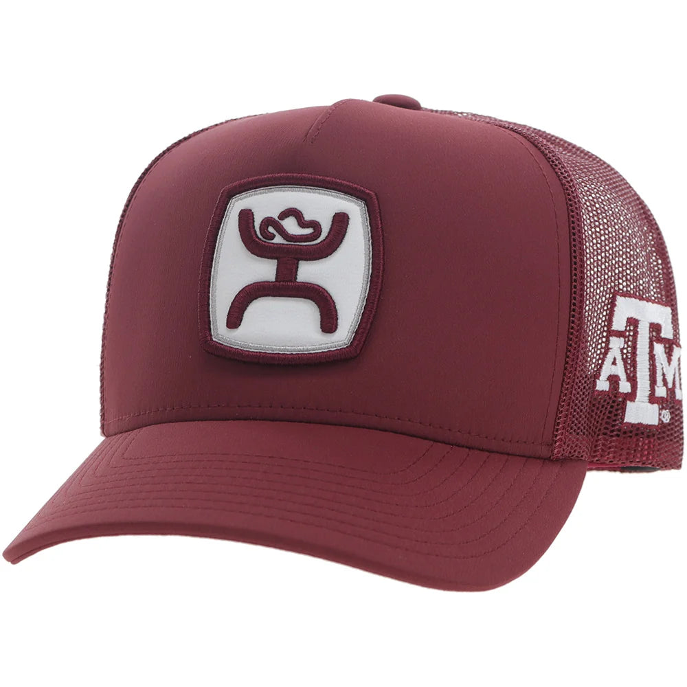 Hooey Texas A&M Hat Maroon/White