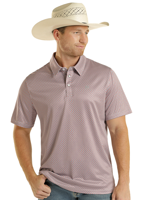 Pandhandle Short Sleeve Snap Polo