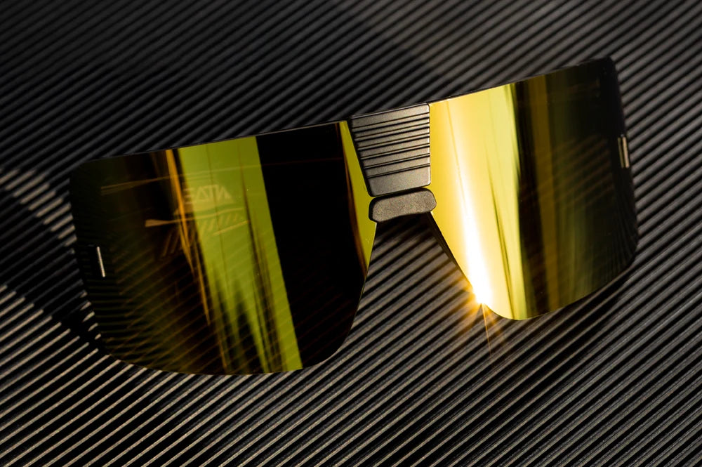 HeatWave Vector Sunglasses: Polarized Gold Z87+