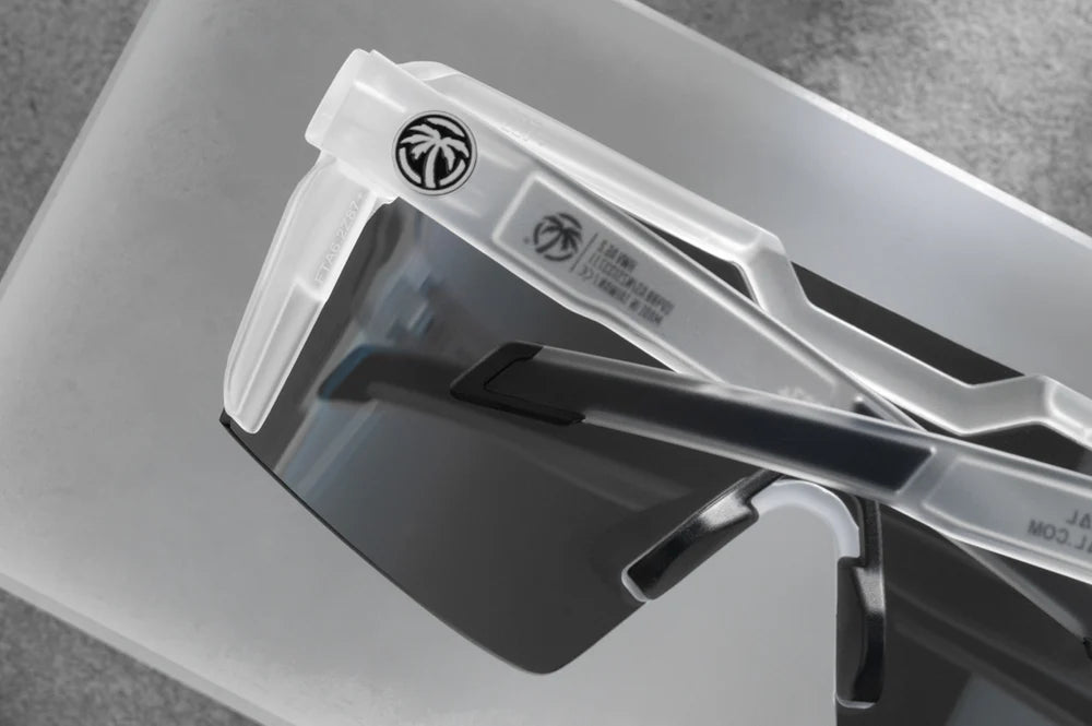 HeatWave Future Tech Sunglasses: Vapor Frost Frame Coastal Lens Z87+