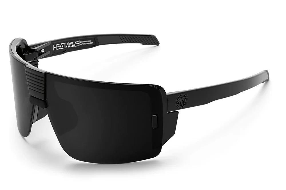HeatWave Vector Sunglasses: GLOSS BLACK Ultra Black Z87+