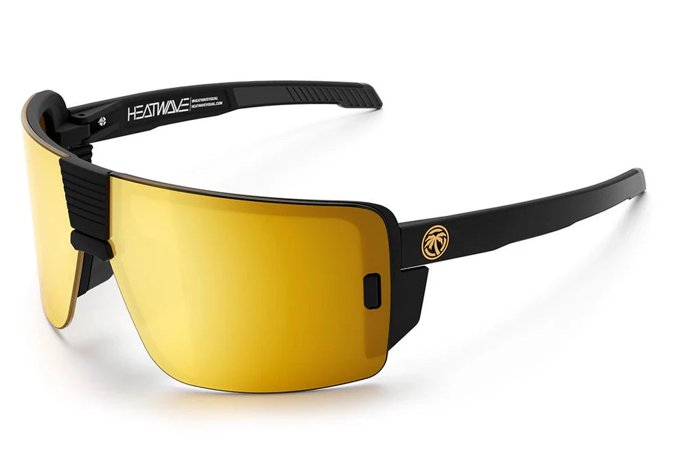 HeatWave Vector Sunglasses: Polarized Gold Z87+