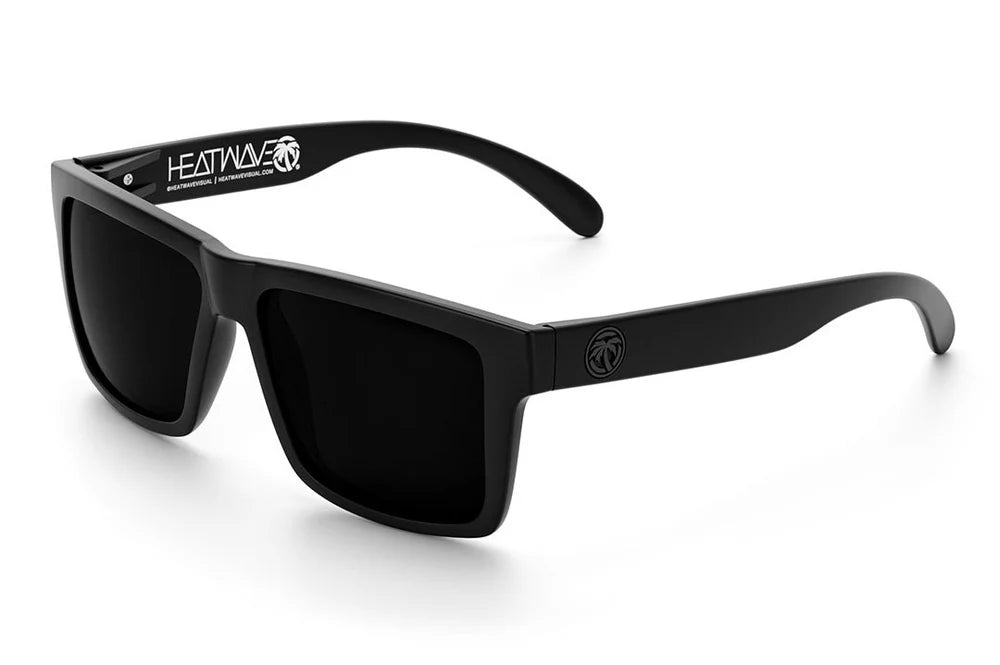 HeatWave VISE Z87 Sunglasses Black Frame: Polarized Ultra Black Lens