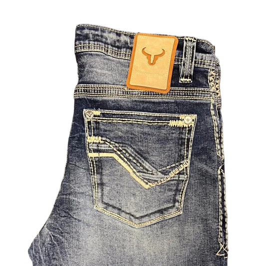 Men's Western Blue Jeans 421